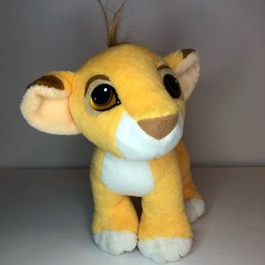 1993 DISNEY LION KING BABY SIMBA Plush Toy Mattel